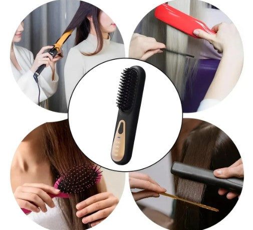 SilkFlow Pro™ – El cepillo que transforma tu cabello rebelde en liso perfecto en una sola pasada