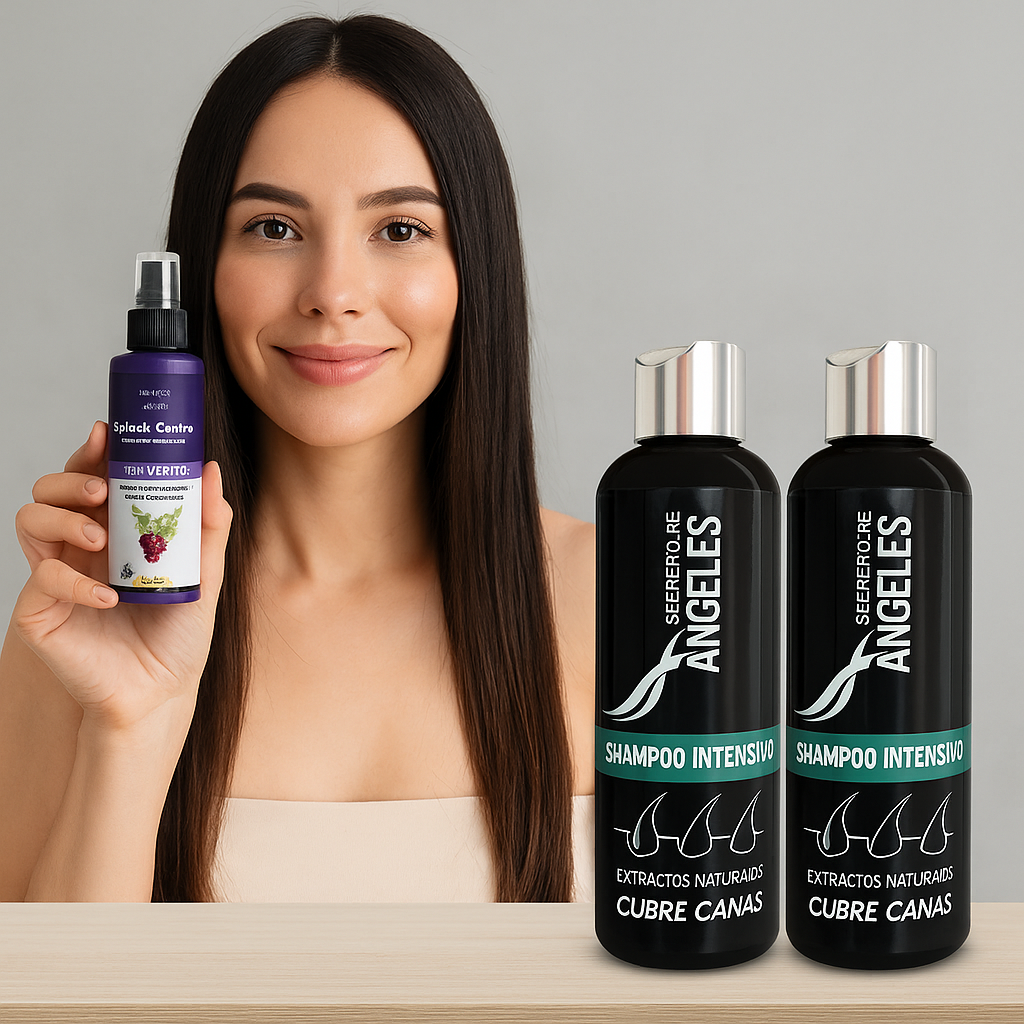 Secreto de Ángeles™ – Set Cubre Canas + Splash capilar