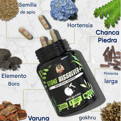 Stone Dissolver+™ – Eliminador Natural de Cálculos Renales