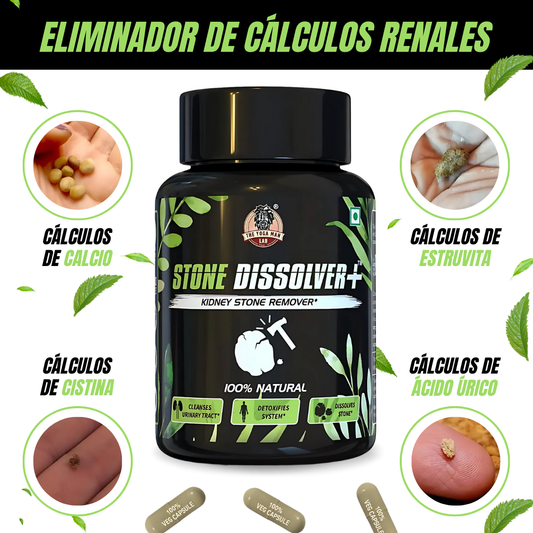 Stone Dissolver+™ – Eliminador Natural de Cálculos Renales