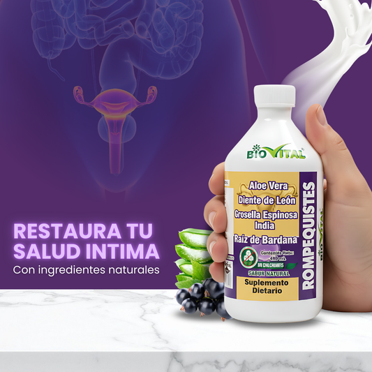 RompeQuistes BioVital™ – Suplemento natural que apoya la salud ovárica de manera efectiva
