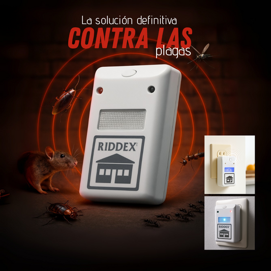 RIDDEX™ – El guardián ultrasónico que libera tu hogar de plagas para siempre, sin químicos ni venenos